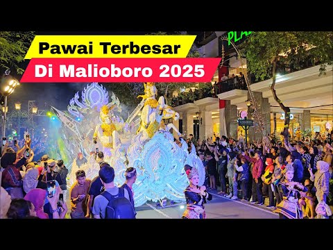 PAWAI TERBESAR DI MALIOBORO YOGYAKARTA 2025 JOGJA CROSS CULTURE NUSANTARA MENARI | WISATA JOGJA 2025