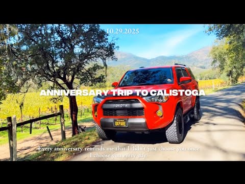 Trip to Calistoga | 3rd Wedding Anniversary