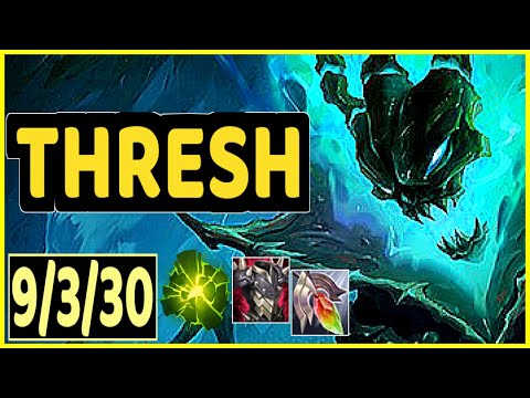 THRESH VS YUUMI - 9/3/30 KDA SUPPORT GAMEPLAY