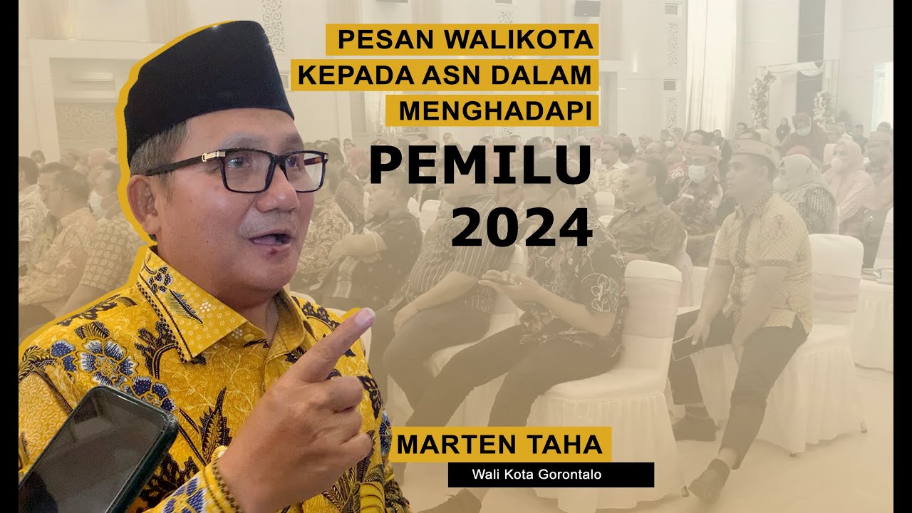 Ini Pesan Wali Kota Gorontalo Kepada ASN Dalam Hadapi Pemilu Tahun 2024