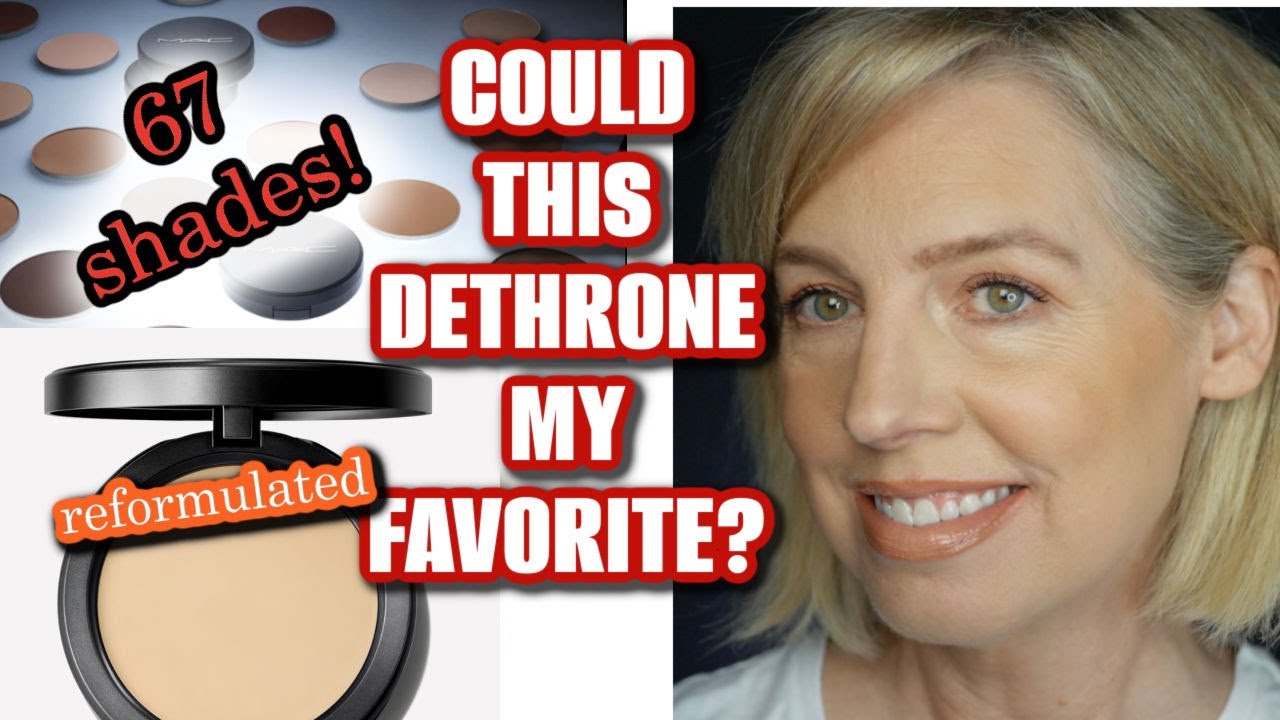 NEW! MAC Studio Fix Powder Foundation- wear test- over 50 skin