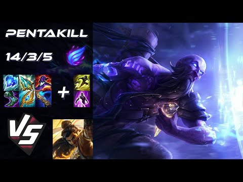 MID Ryze vs Akshan [PENTAKILL] - EU Grandmaster Patch 25.S2.3