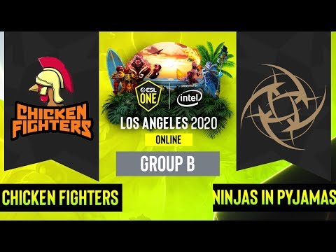 Dota2 - Ninjas in Pyjamas vs. Chicken Fighters - Game 3 - Group B - EU/CIS - ESL One Los Angeles