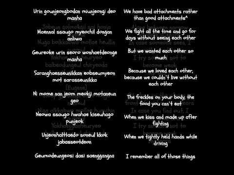 LeeSSang ft Eugene of the Seeya TEARS w/ eng LYRICS