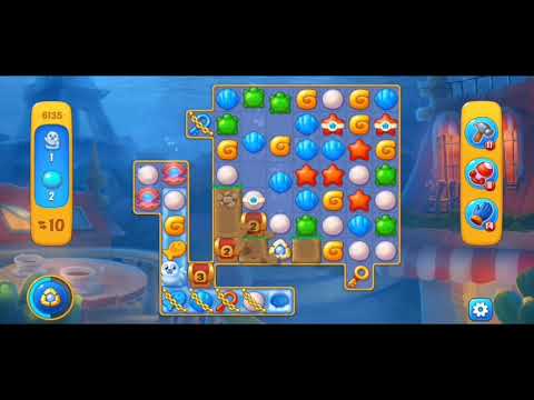 Fishdom 6135 Hard Level - NO 💣🧨💥