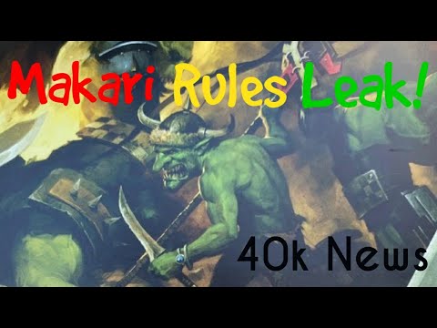 Makari Rules Leaked | Saga of the Beast | 40k News