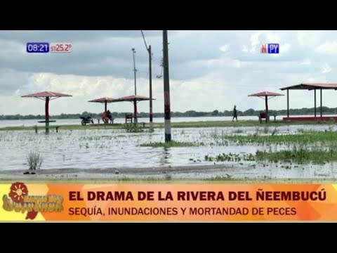 Pobladores de la rivera de Ñeembucú están desesperados por inundaciones