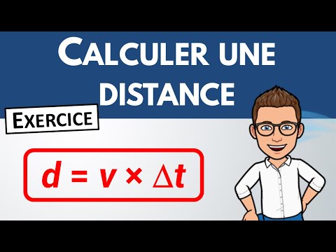 Comment calculer une distance  ✏️ Exercice | Physique Chimie - Mathématiques