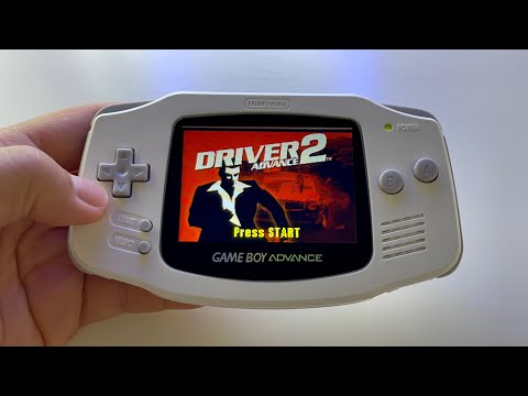 Driver 2 advance | Gameboy Advance (IPS display) gameplay