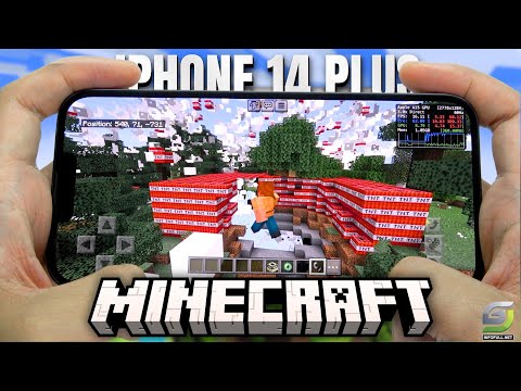 iPhone 14 Plus test game MineCraft 2024