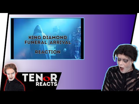 TENOR REACTS TO KING DIAMOND - FUNERAL/ARRIVAL