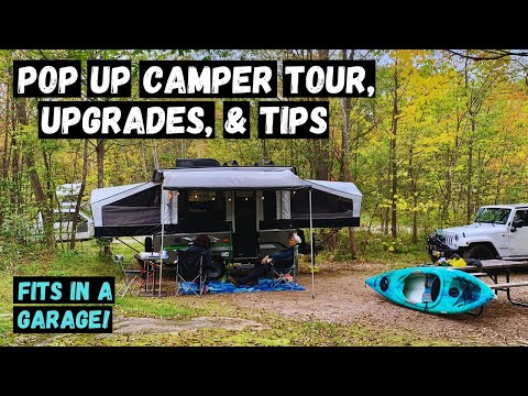 Pop Up Camper Tour (On Campsite) | Rockwood 1940LTD