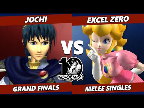 First Attack 2022 GRAND FINALS - Jochi (Marth) Vs. Excel Zero (Peach) Smash Melee Tournament