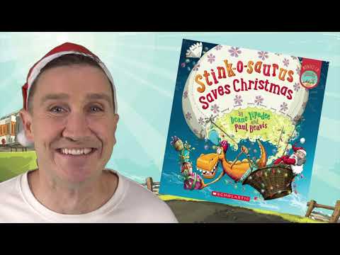 Stink-o-saurus Saves Christmas Official Song | Mr Deano Yipadee | Paul Beavis | Kids Dinosaur Book