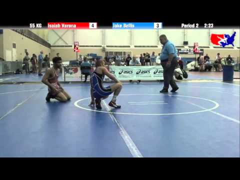 Isaiah Varona vs. Jake Bellis at 2013 ASICS University Nationals - GR