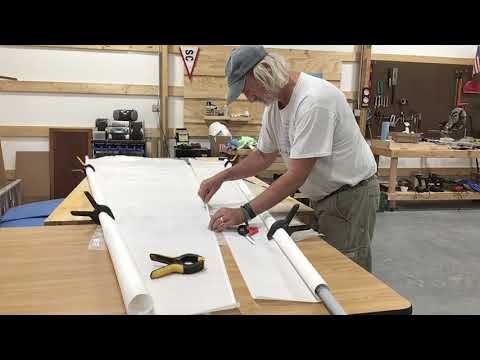 How to Sew the Mainsail - Building The Haven 12 1/2- Episode 110 part 3