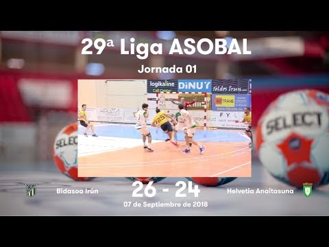 LIGA ASOBAL J01: Bidasoa Irún - Helvetia Anaitasuna 26-24
