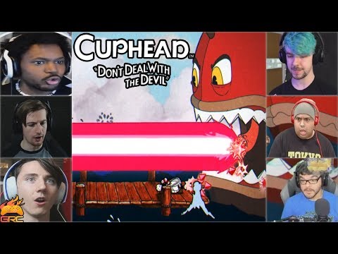 Gamers Reactions to Captain Brineybeard (BOSS) Final Phase | Cuphead