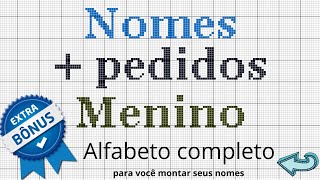 NOMES de MENINOS mais pedidos em PONTO CRUZ