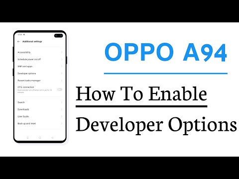 OPPO A94 How To Enable Developer Options