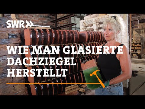 How to make glazed roof tiles | SWR craftsmanship