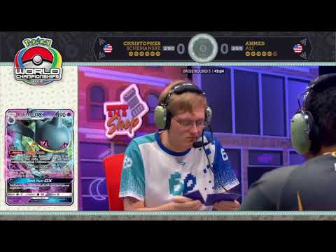 TCG DAY 2 Swiss R3 Christopher Schemanske Vs Ahmed Ali POKEMON WORLD CHAMPIONSHIPS