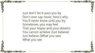 Immature - Don&#39;t Ever Say Never Lyrics