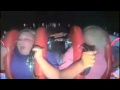 Slingshot ride -Check your seat belt Girl goes crazy ...