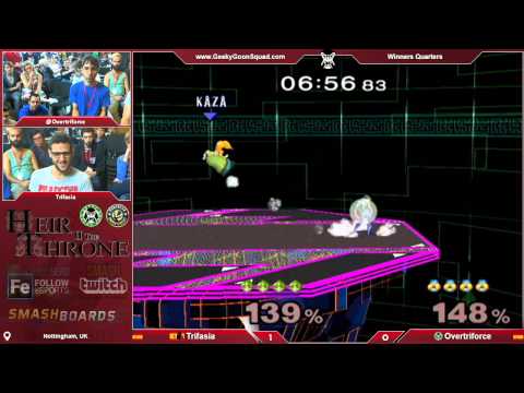 Heir2 - Langley | Trifasia (Peach) Vs. GGs | Overtriforce (Sheik) - Winners Quarters - Melee