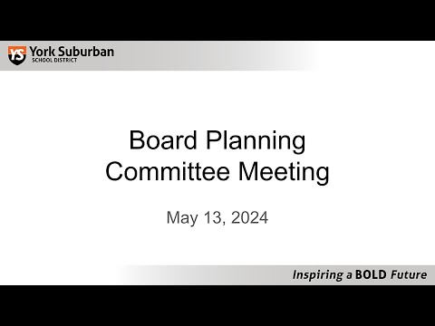2024-05-13 Board Planning Meeting