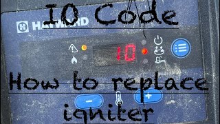 IO code Hayward gas heater HDF400 - How to replace igniter