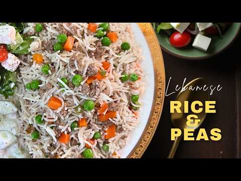Easy Authentic Lebanese Rice Dish | One Pot Rice and Meat |
