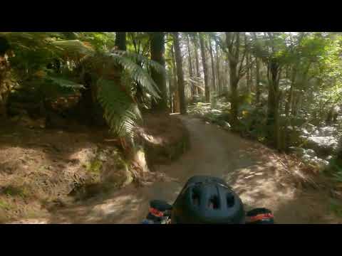 First ride down Te Poaka Rotorua