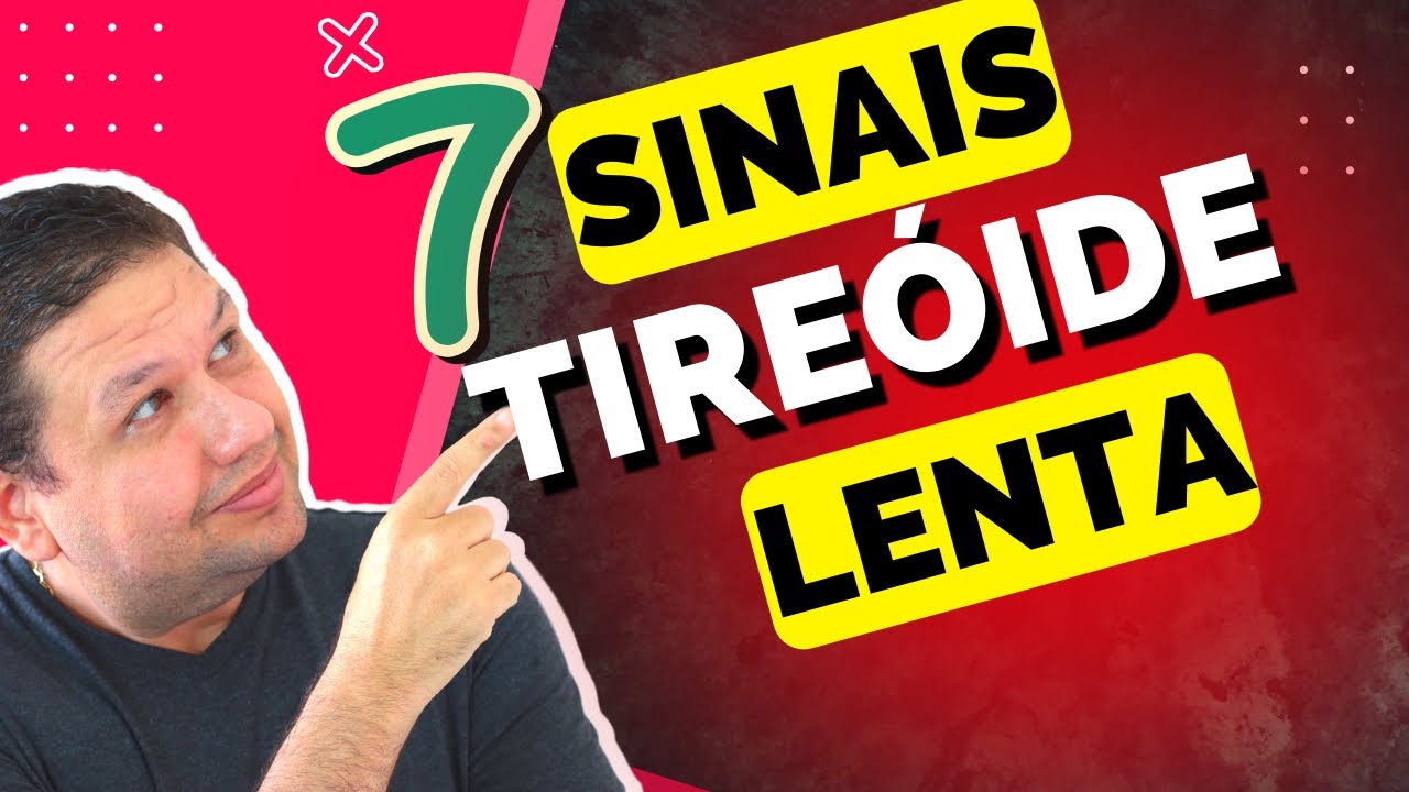 [ATENÇÃO]   7 SINAIS DE TIREÓIDE LENTA. baixa função da tireóide, hipotireoidismo.
