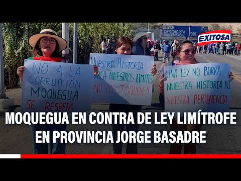 🔴🔵 Limites en provincia Jorge Basadre en Tacna provoca movilización en Moquegua
