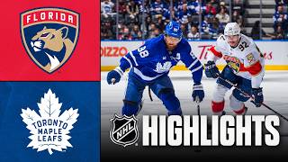 Panthers vs. Maple Leafs | NHL Highlights | April 11, 2026