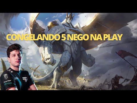 MANO OLHA ESSE GREVTHAR JOGANDO DE GALIO, MALUCO ACERTOU GELINHO EM 5