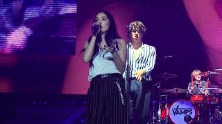 The Vamps ft. Maggie Lindemann - Personal (Night &amp; Day Tour: Sheffield FLY DSA Arena 14/04/18)