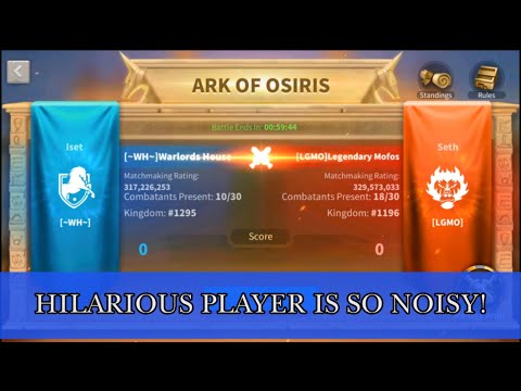 HILARIOUS Ark of Osiris Commentary! ~WH~ vs. LGMO | Rise of Kingdoms