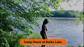 Primitive Camping with Lake Side Views | Burke Lake ,VA | Site #21 | FanttikOutdoor Zeta C6 Pro Tent