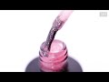 Gel Polish ADORE Professional No. 393 (pink with gold microshine and sparkles, translucent), 7.5 ml