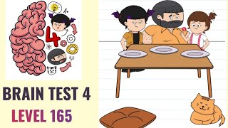 🧠 Brain Test 4 Level 165 | We are so hungry! | Walkthrough