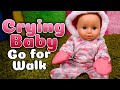 Baby Doll New Born Walk Annabell Toy | Crying Baby doll Goes for Walk For Born Baby Annabell Doll