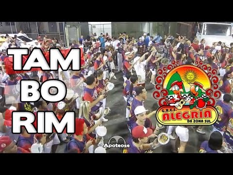 Alegria da ZS 2016 - Desenho de tamborim - Ensaio técnico