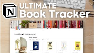 The BEST Books & Reading Journal Notion Template? | Tutorial & Notion Template Tour