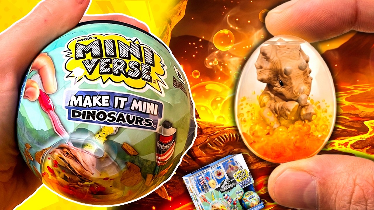 Unboxing Miniverse Dinosaurs — ¡Mini Triceratops!