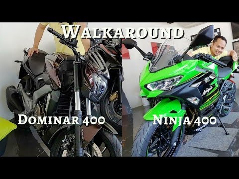 The Hunt for the Next MoTour Bike #1: Ninja 400 and Dominar 400 Walkaround Video
