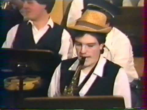 Concert big band du lycée Fabert de Metz à Verny en Mars 1991