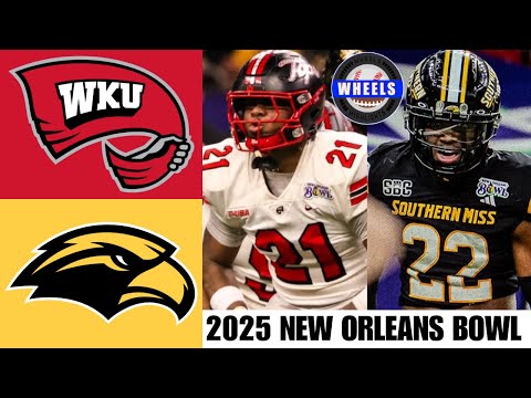 Western Kentucky vs Southern Miss Highlights | New Orleans Bowl | 2025 College Football Highlights