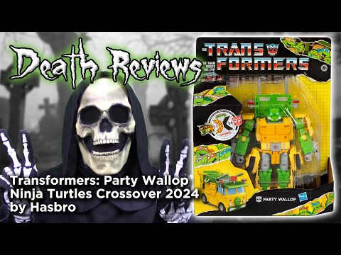 Death Reviews: Party Wallop - Transformers/Ninja Turtle Xover 2024